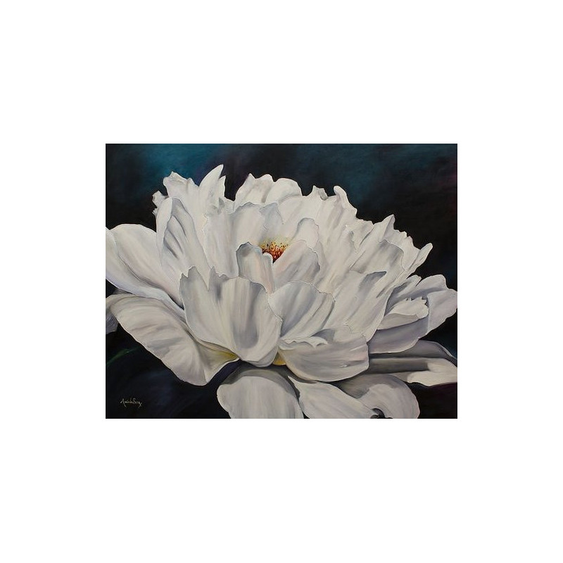 Jardín en blanco
