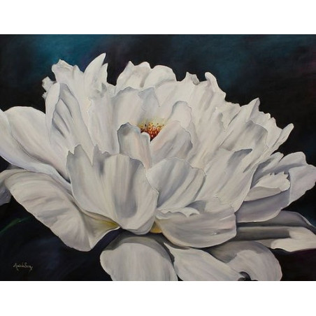 Jardín en blanco